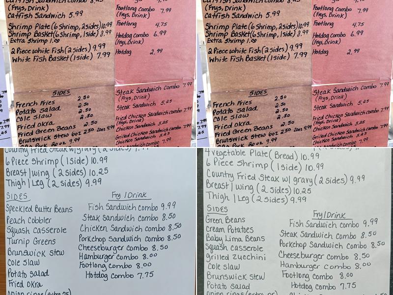 Stephanie's Menu