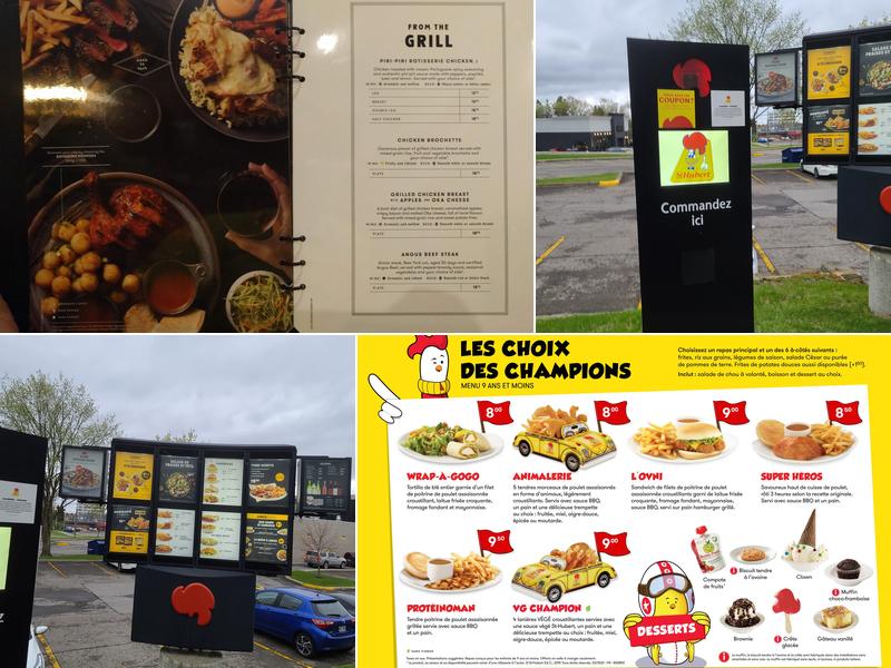 Rôtisserie St-Hubert Menu