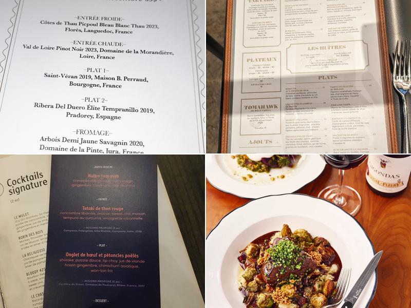 Chez Lionel – Sainte-Thérèse Menu