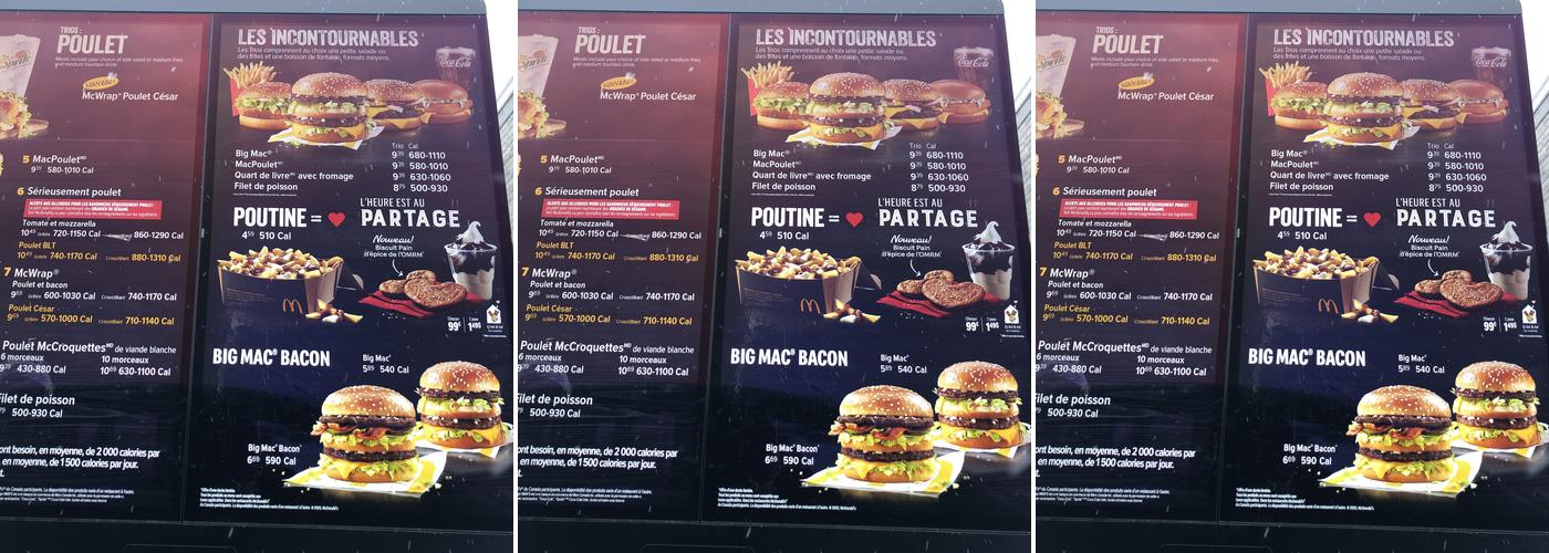 McDonald's Menu