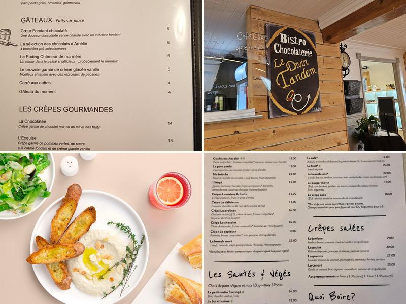 Le Divin Tandem Menu