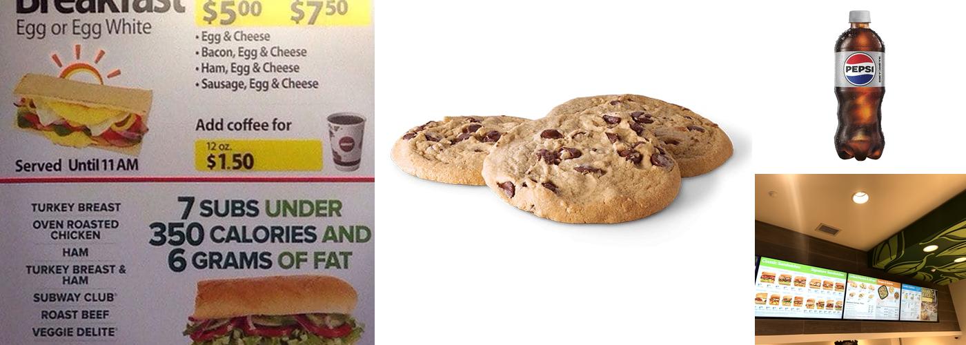 Subway Menu