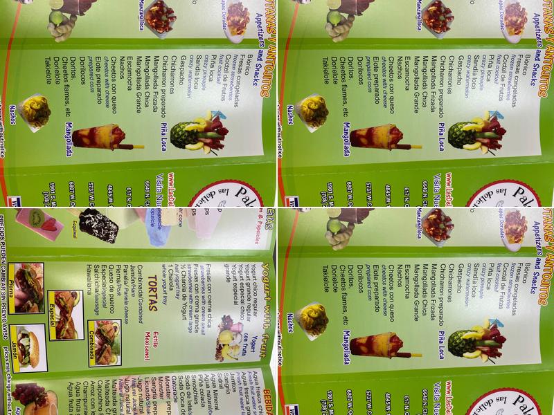 Las Delicias de Michoacan - Westchester, IL Menu