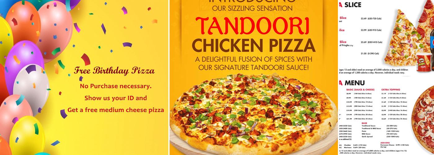 Gino's Pizza Menu
