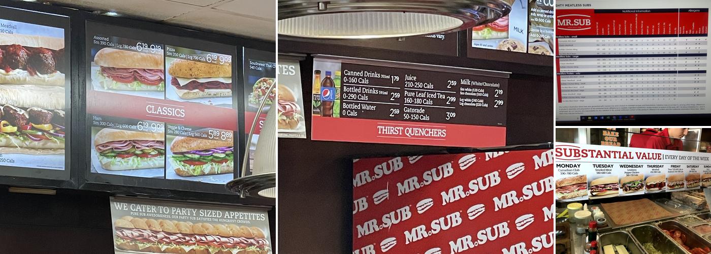 Mr.Sub Menu