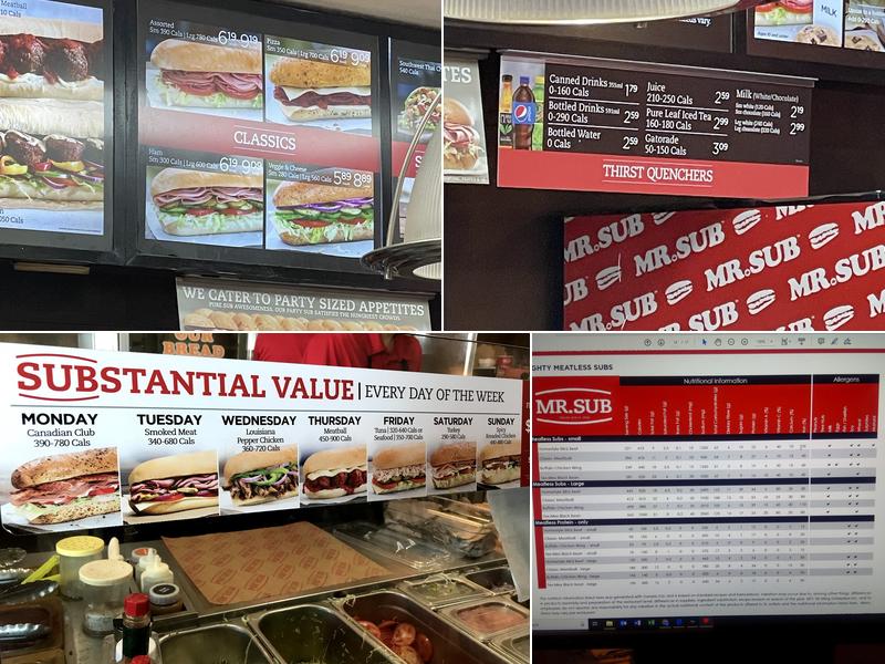 Mr.Sub Menu