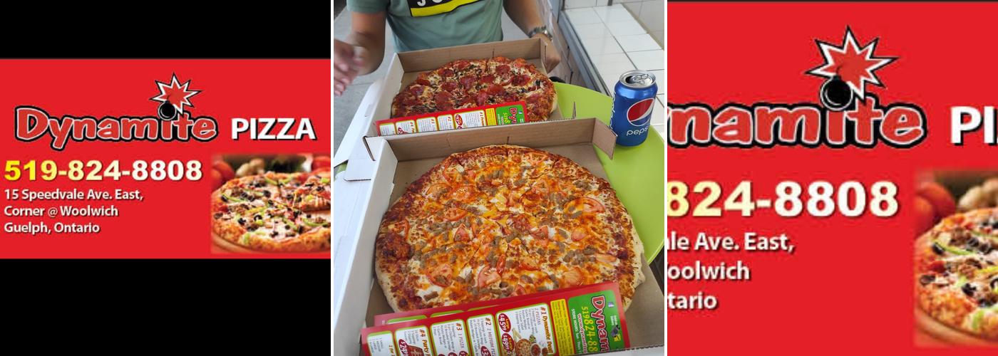 Dynamite pizza Menu