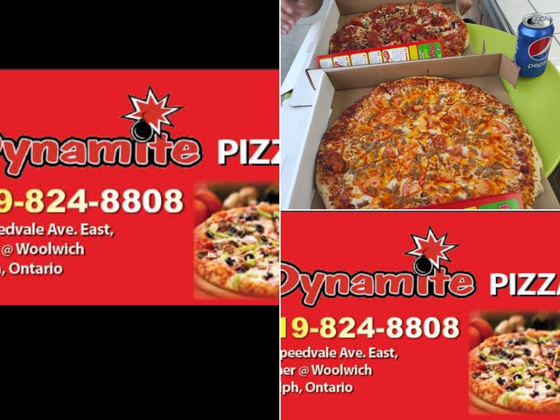 Dynamite pizza Menu