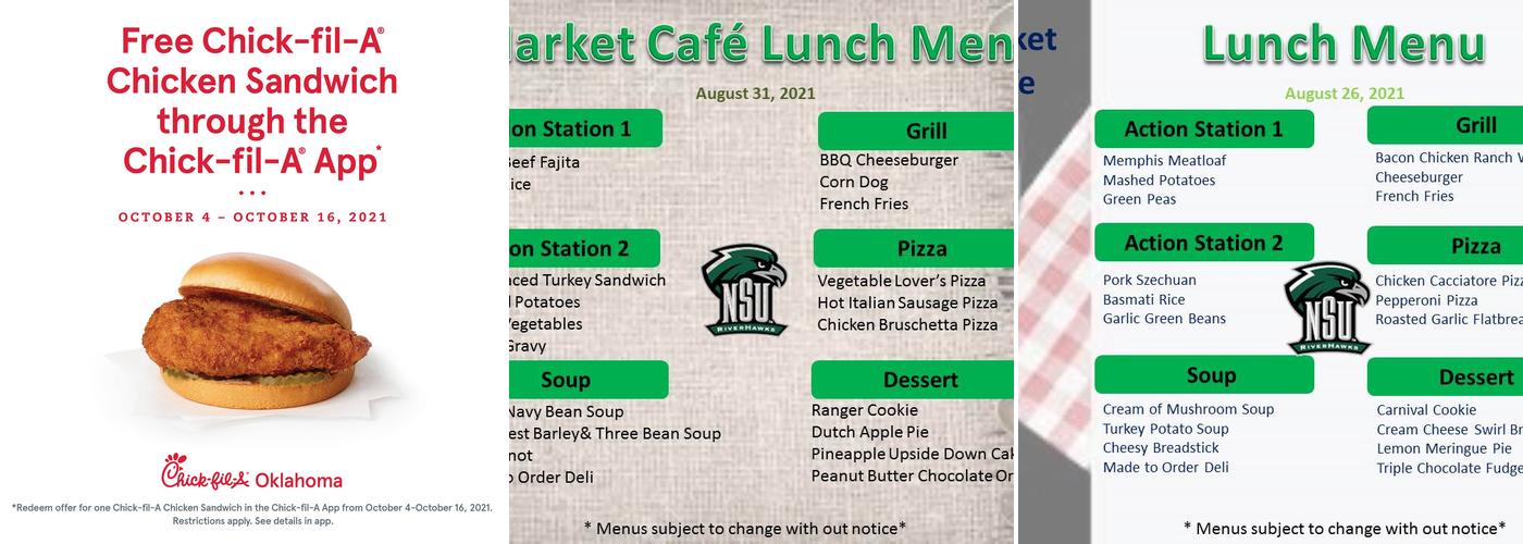 NSU Dining Services Menu