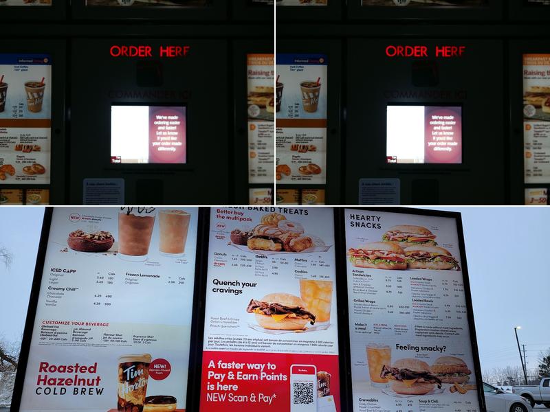 Tim Hortons Menu