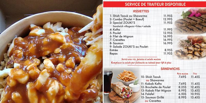 Zoukis Menu