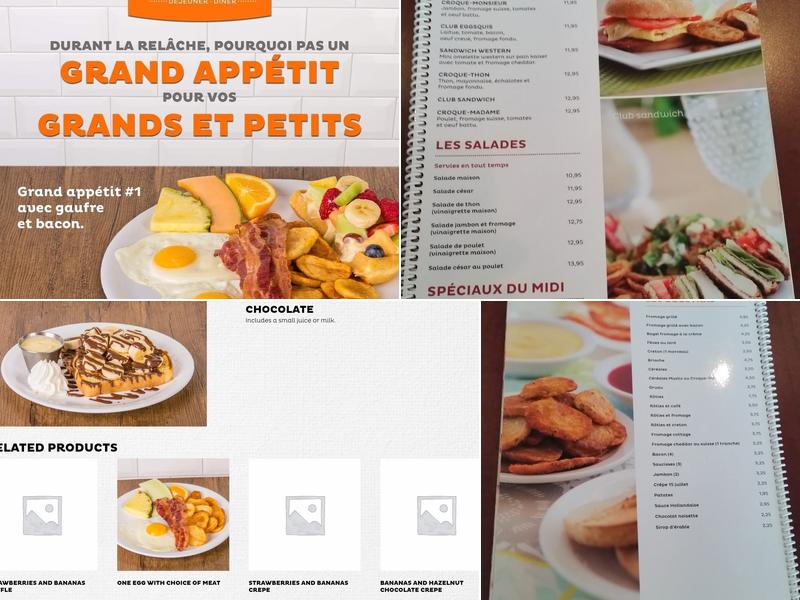 Eggsquis Menu