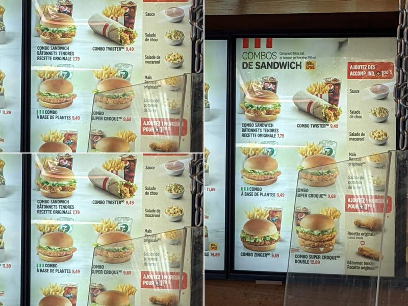 PFK Menu