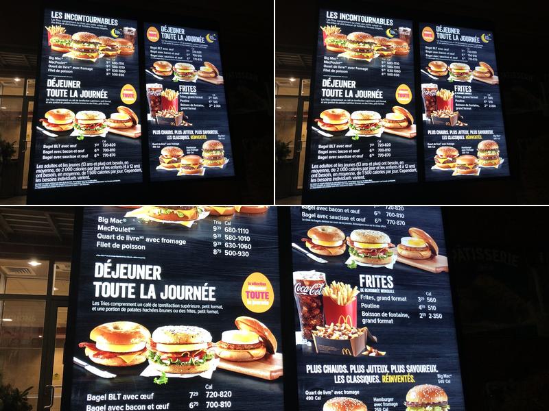 McDonald's Menu