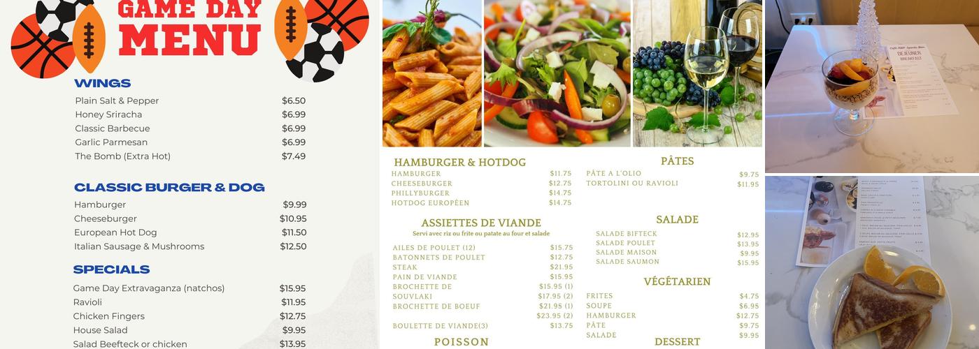Café Rdp Sports Bar Menu