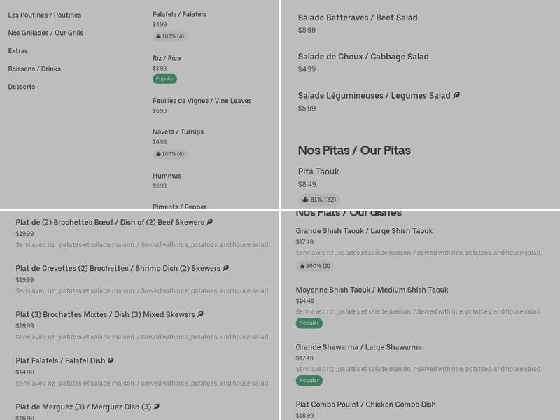 Amir Menu