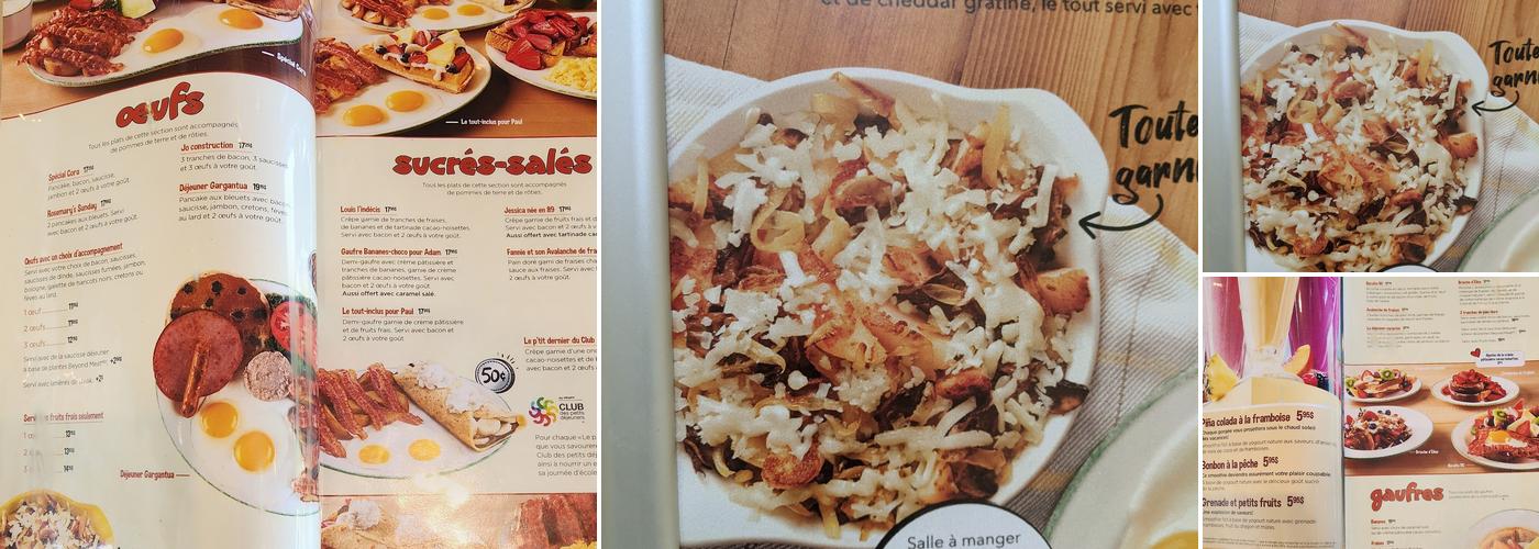 Cora - Breakfast and Lunch Menu