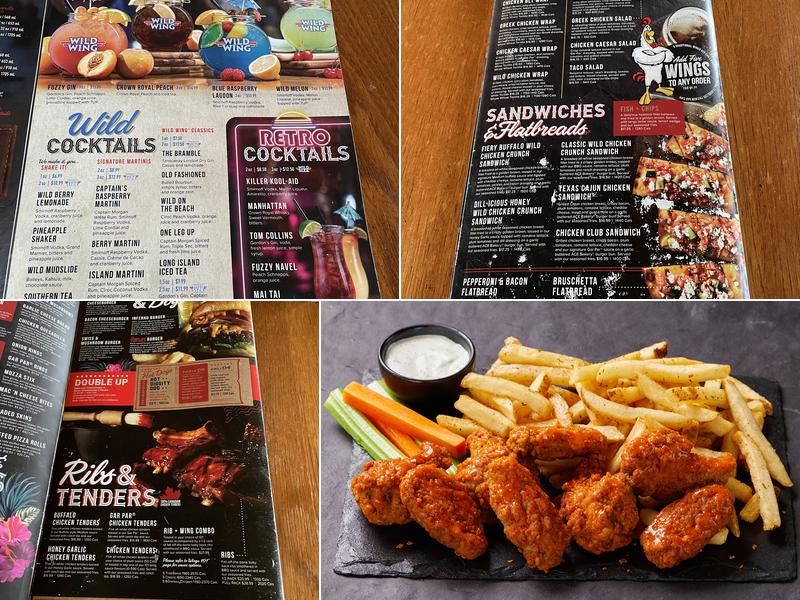 Wild Wing Menu