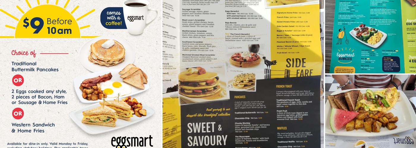 Eggsmart Menu
