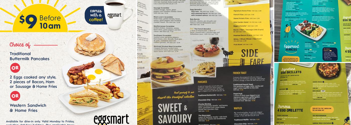 Eggsmart Menu