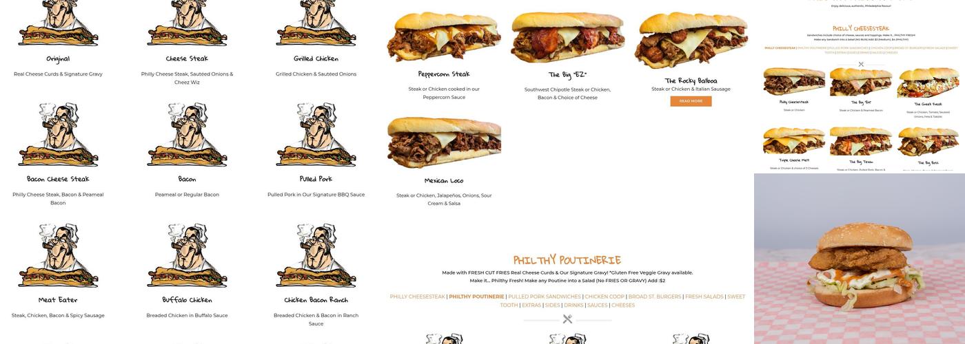 Philthy Philly's Menu