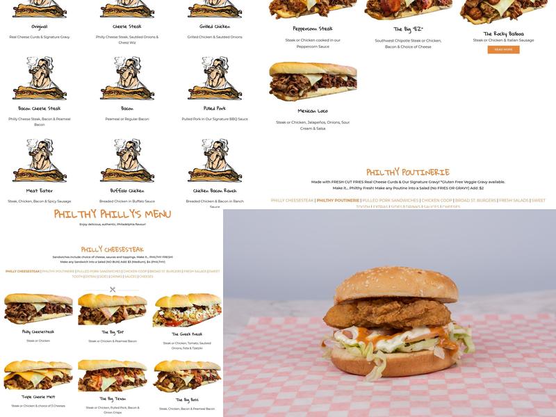 Philthy Philly's Menu