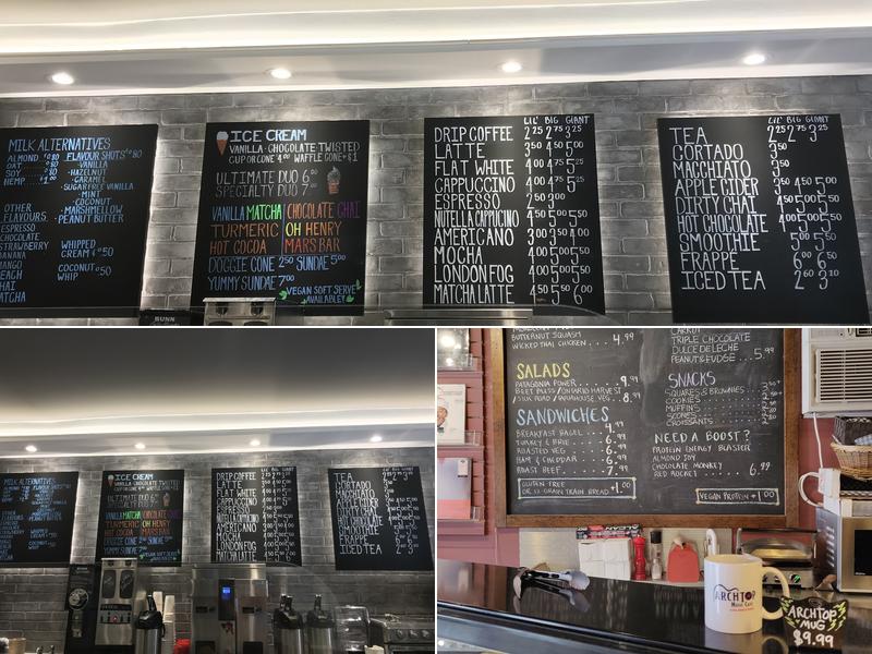 High Notes Vinyl Shop Menu