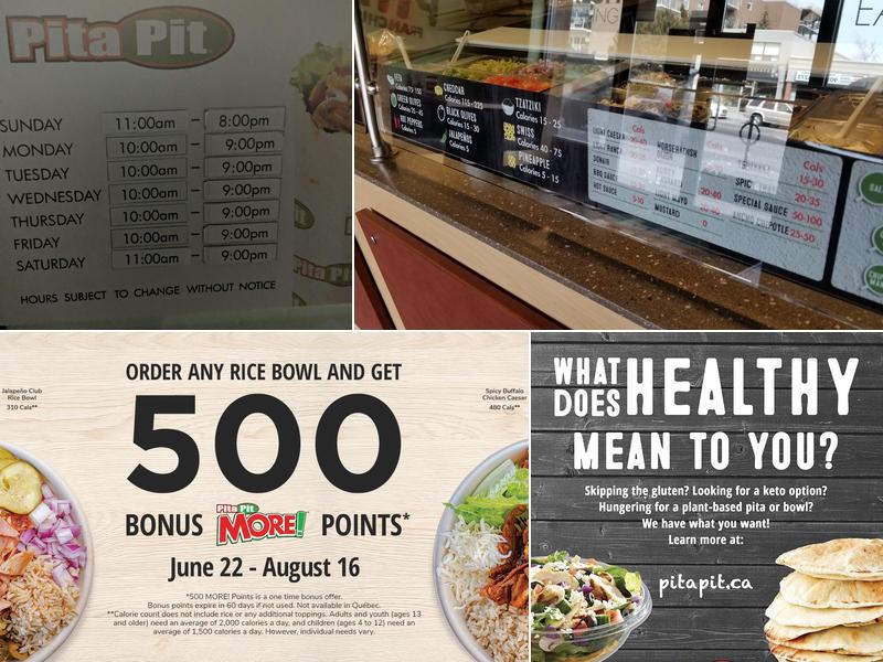 Pita Pit Menu