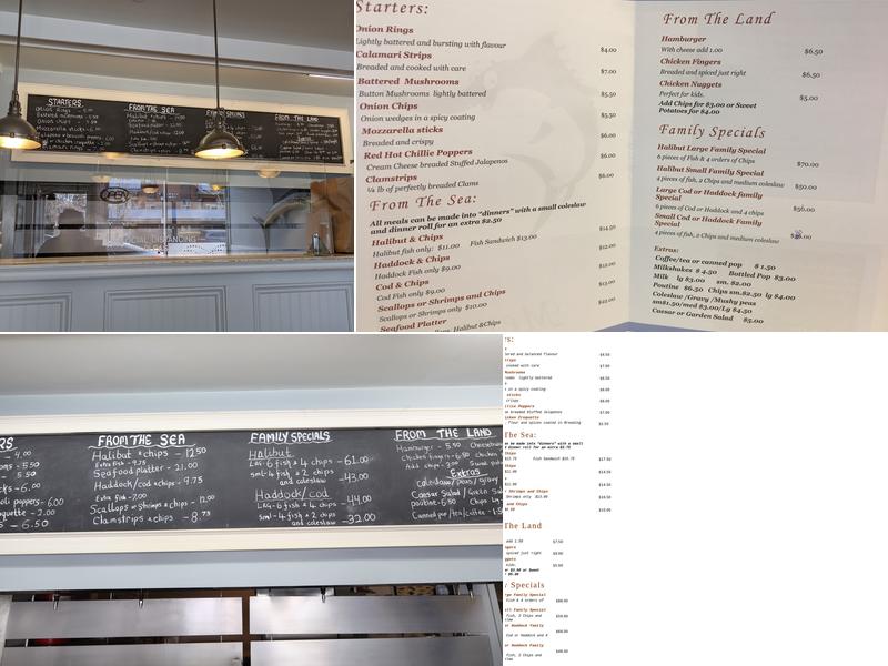 Country Fish And Chips Menu