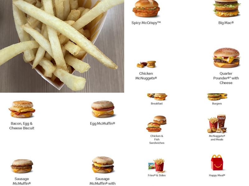 McDonald's Menu