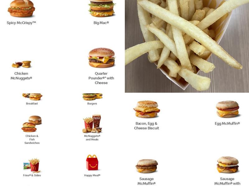 McDonald's Menu