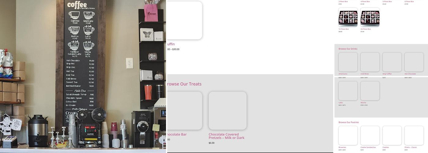 Fera'wyn's Chocolate Cafe Menu