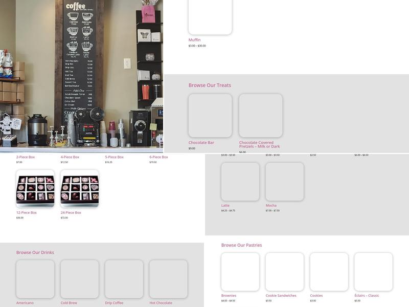 Fera'wyn's Chocolate Cafe Menu