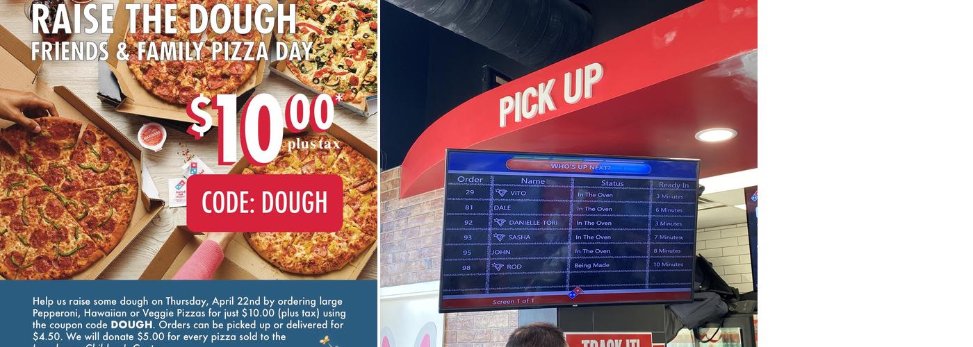 Domino's Pizza Menu