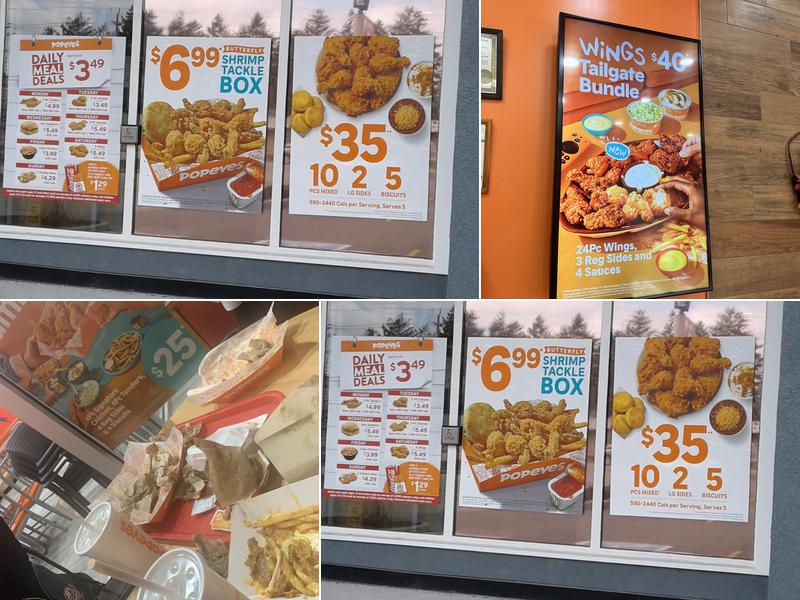 Popeyes Louisiana Kitchen Menu