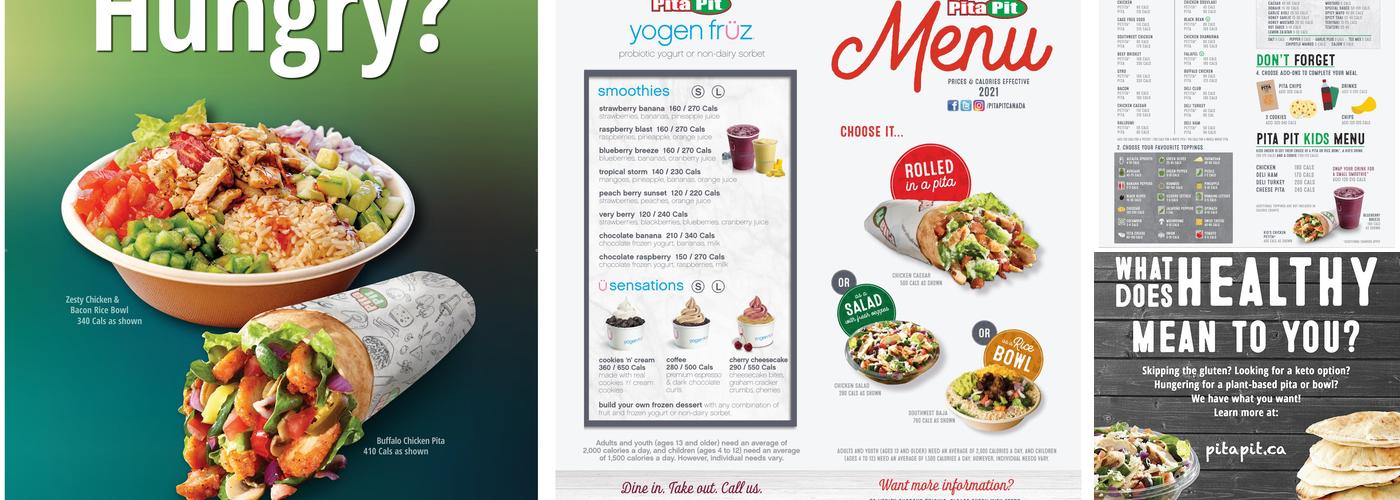 Pita Pit Menu