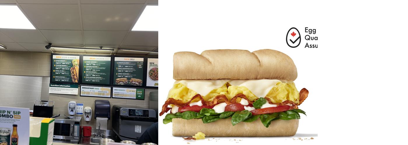 Subway Menu