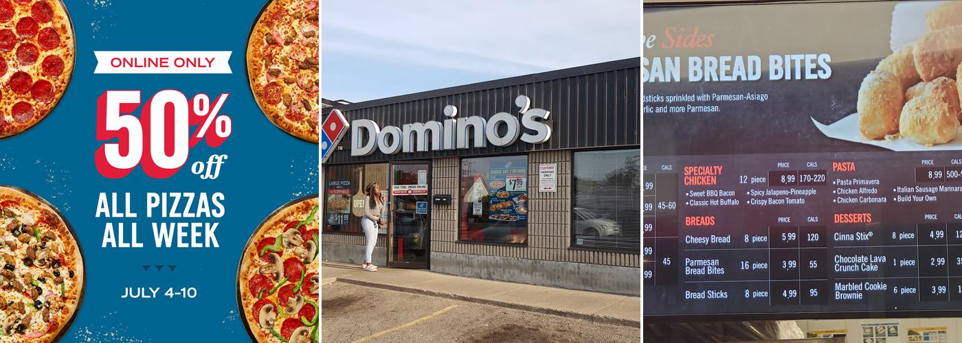 Domino's Pizza Menu
