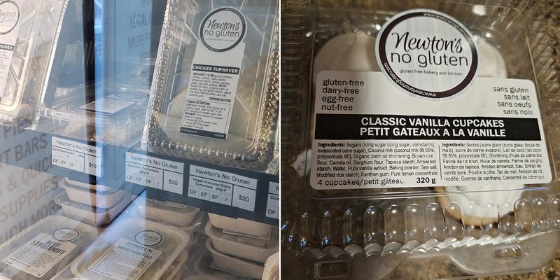 Newtons No Gluten - Gluten Free Bakery and Kitchen Menu