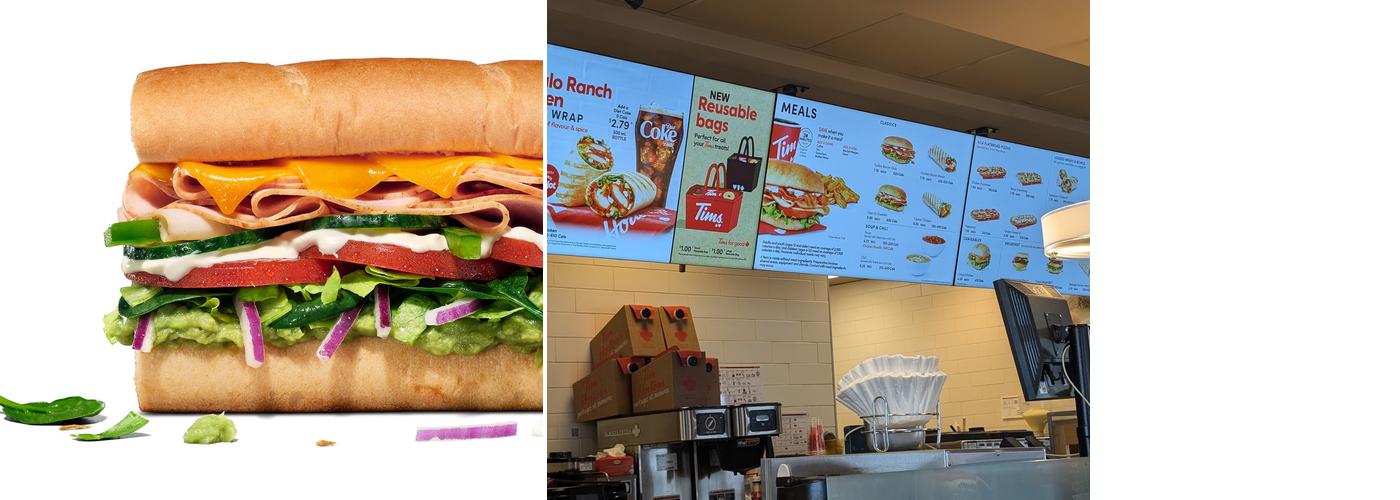 Subway Menu