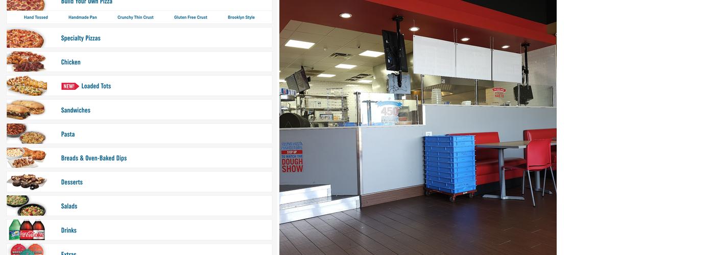 Domino's Pizza Menu