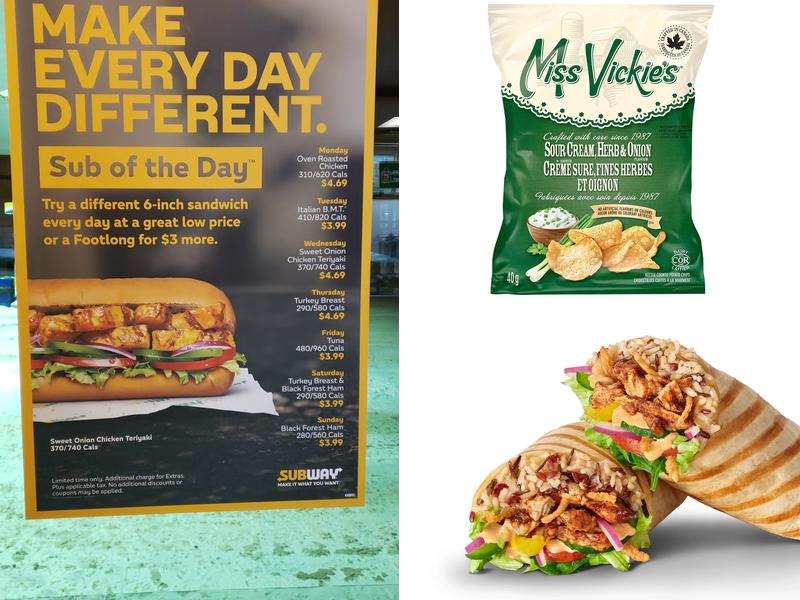 Subway Menu