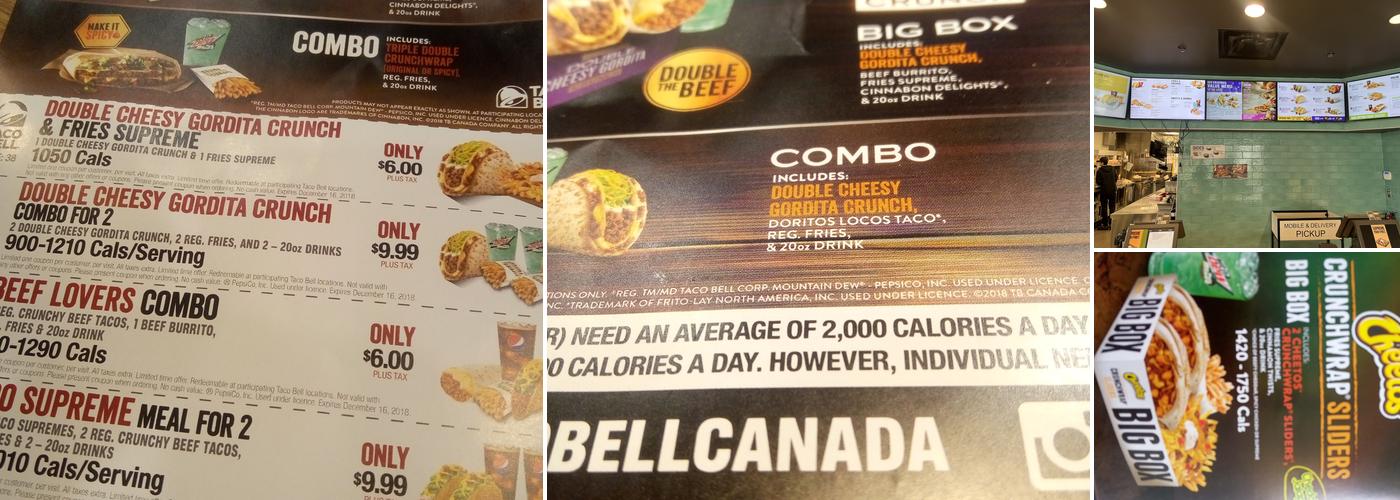 Taco Bell Menu
