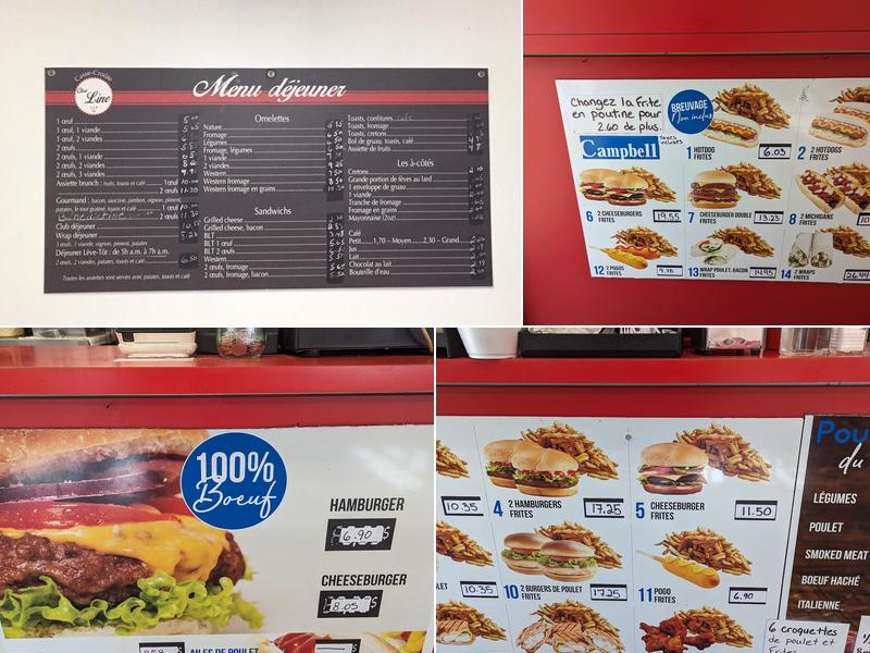 Casse-Croûte Campbell Menu