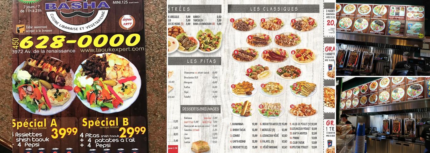 Basha Menu