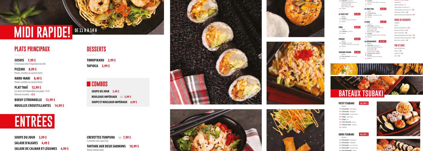 Aki Sushi Menu