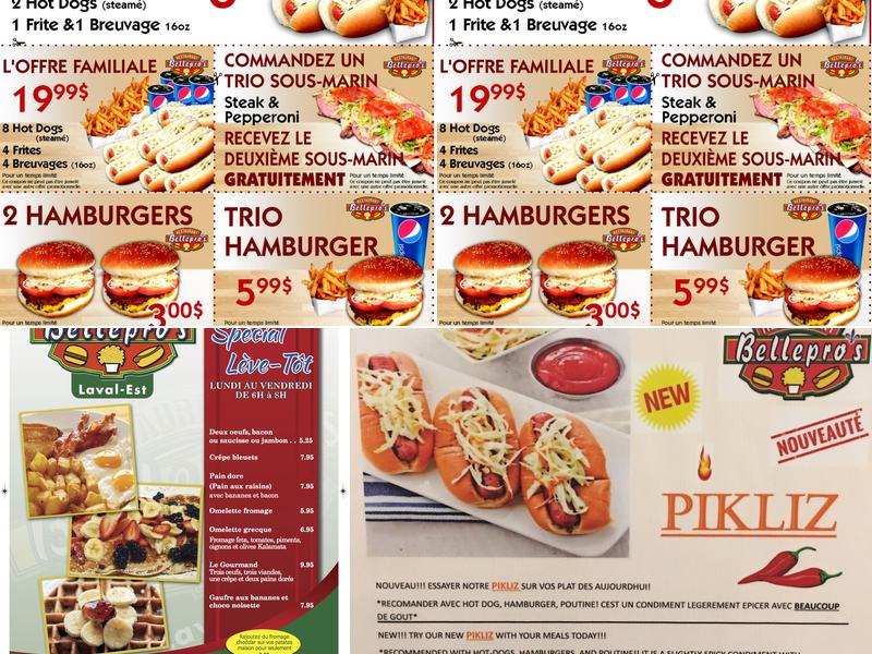 BELLEPROS Menu