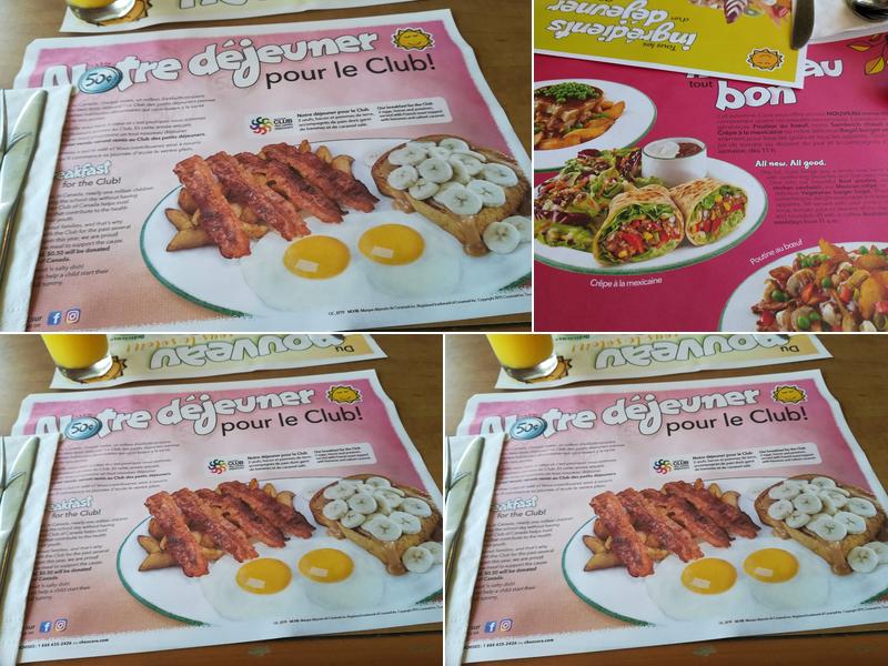 Cora Breakfast and Lunch Menu