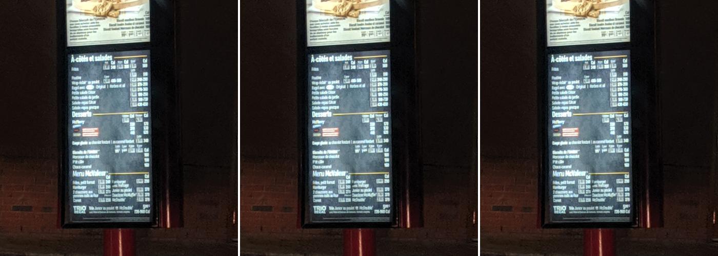 McDonald's Menu