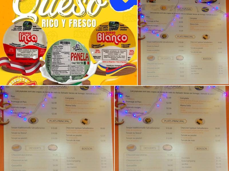 Mama sofia pupuseria Menu